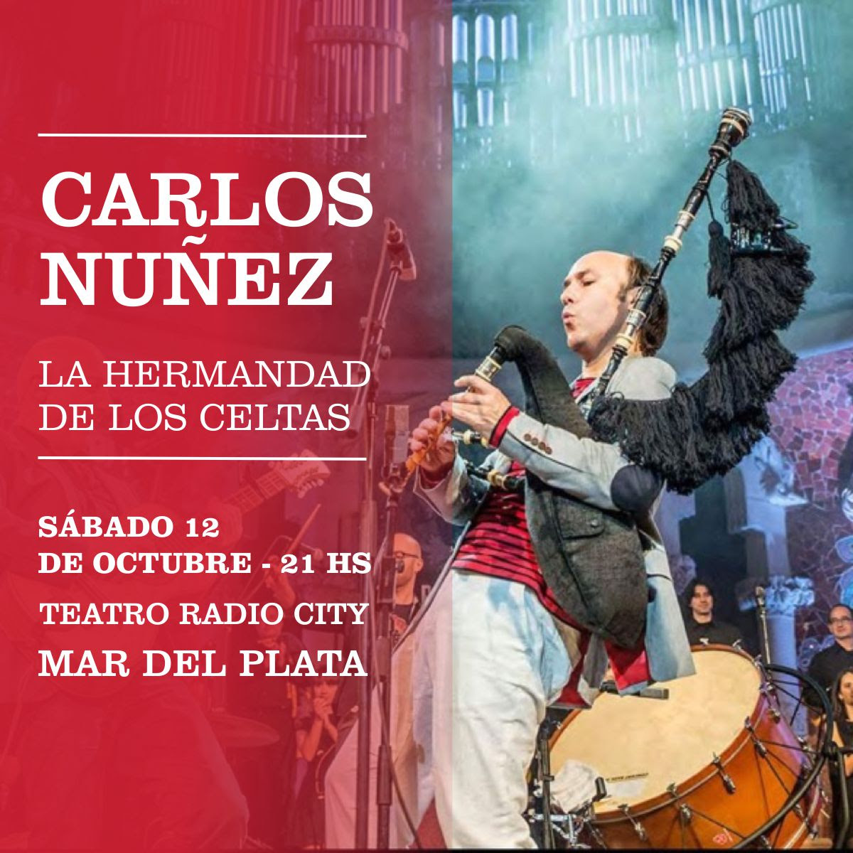 Carlos Nuñez llega a Mar del Plata con su show “La hermandad de los Celtas”