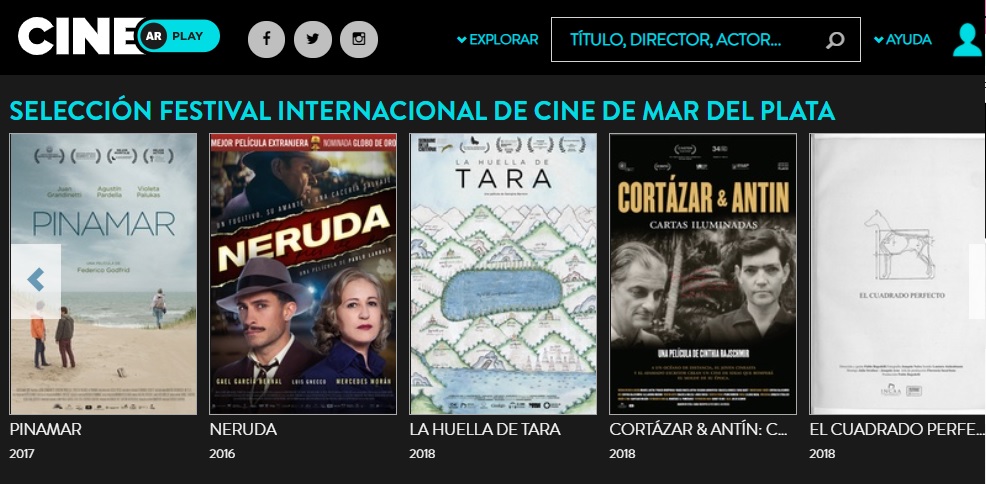 Películas del Festival de Cine de Mar del Plata en Cine.ar Play